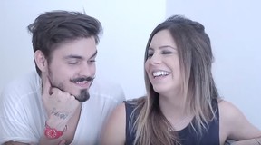 Rubia Baricelli e namorado (Foto: Reprodução / Youtube)