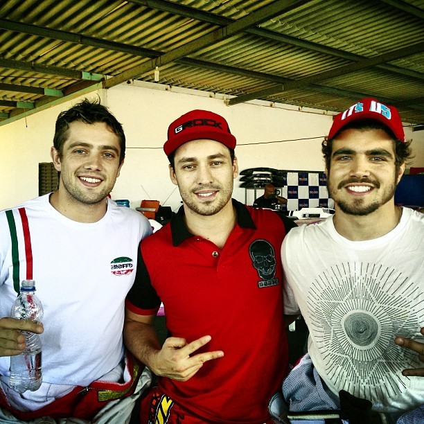 Rafael Cardoso, Rodrigo Andrade e Caio Castro (Foto: Instagram / Reprodução)