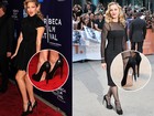 Madonna, Gwyneth Paltrow e outras esquecem etiquetas nos sapatos