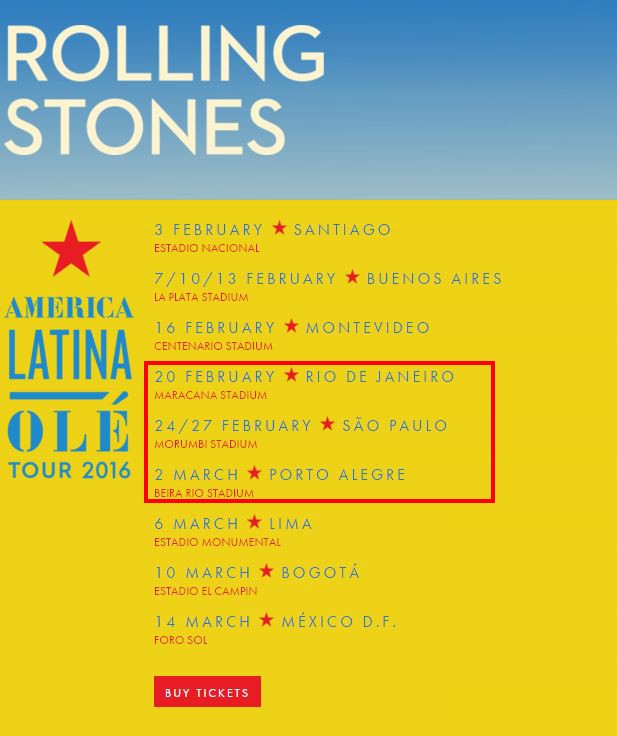 Rolling Stones fará show no Brasil (Foto: Reprodução / Internet)
