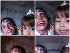 Giovanna Antonelli deixa a filha pintar seu rosto: 'To linda' 