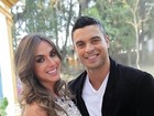 Nicole Bahls e Gustavo Salyer vão a casamento em São Paulo