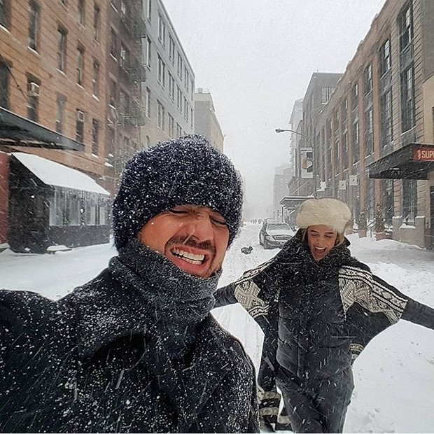 Felipe Andreoli e Rafa Brites em Nova York (Foto: Reprodução/Instagram)