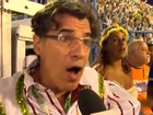 Vídeo: Paulo Betti 'encarna' Téo Pereira e avalia o carnaval na Sapucaí