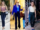 Jeans de cintura alta é aposta de Angélica, Grazi e mais famosas