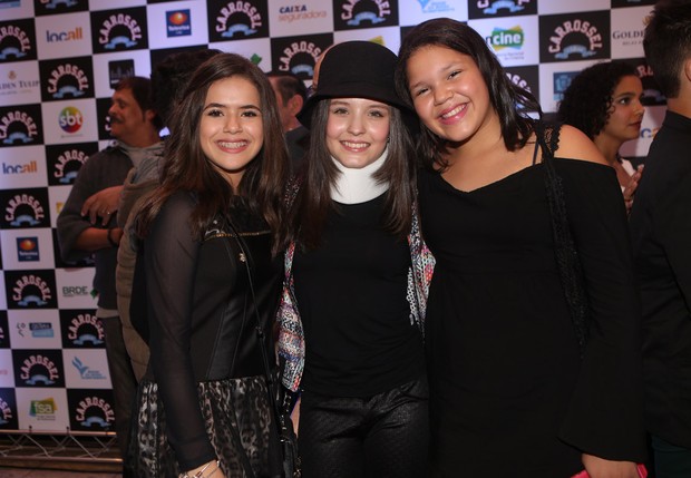Maisa, Larissa Manoela e Aysha (Foto: Iwi Onodera/ EGO)