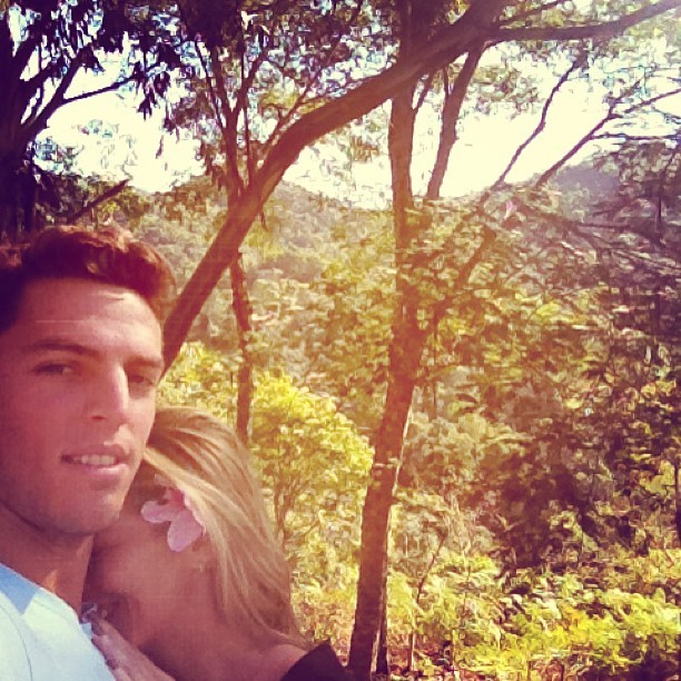 Danielle Winits e o namorado, Amaury Nunes (Foto: Reprodução/Instagram)