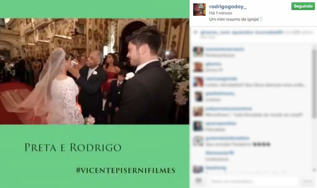Rodrigo Godoy posta mensagem sobre casamento (Foto: Instagram / Reprodução)