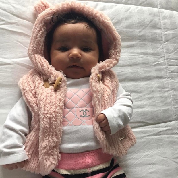 Rob Kardashian mostra rostinho da filha, Dream (Foto: Reprodução / Instagram)