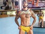 Ex-BBB Rodrigo Portuga exibe músculos e veias saltadas