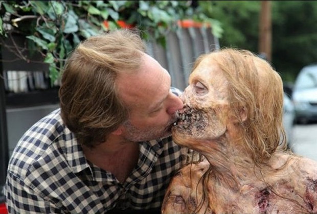 Bastidores de The Walking Dead (Foto: AMC / Divulgação)
