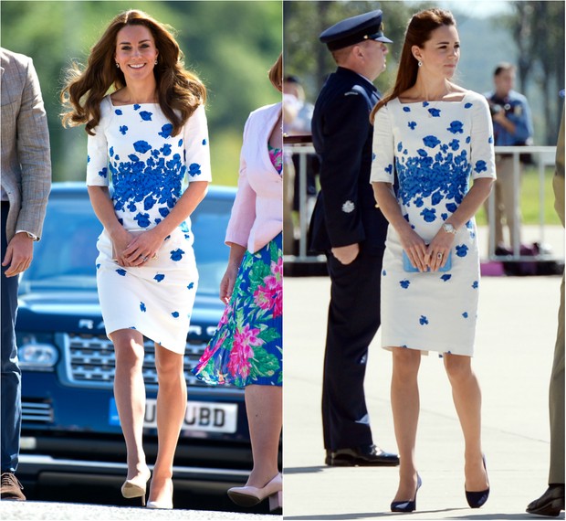 Kate Middleton repete vestido usado há dois anos (Foto: Ben Pruchnie/Getty Images | AFP)
