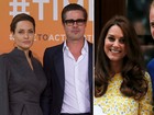 Brad Pitt e Angelina Jolie encontram Príncipe Willian e Kate Middleton