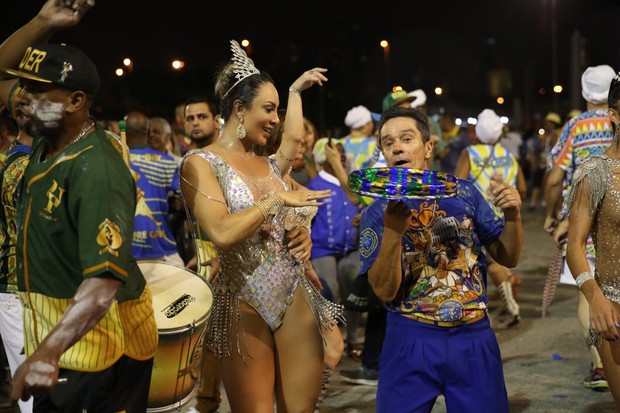 Priscila Santtana, madrinha de bateria da Acadêmicos do Tatuapé (Foto: Divulgação / MF Press Global)