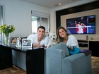 Casal do vôlei Dani Lins e Sidão 
abre seu apartamento em São Paulo