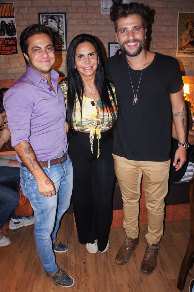 Thammy Miranda, Gretchen e Bruno Gagliasso (Foto: Clayton Felizardo / Brazil News)