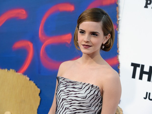 Emma Watson em première de filme em Los Angeles, nos Estados Unidos (Foto: Jason Kempin/ Getty Images/ AFP)