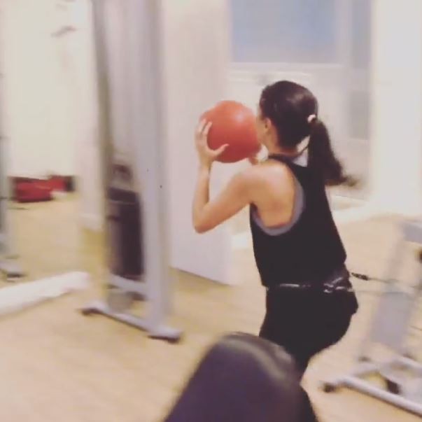 Ana Lima treinando (Foto: Instagram / Reprodução)