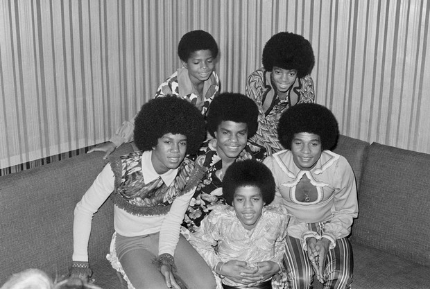 Jackie, Tito, Jermaine, Marlon, Michael e Randy Jackson (Foto: Getty Images)