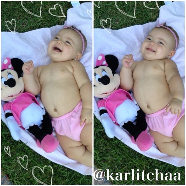 Filha da ex-BBB Karla (Foto: Instagram/Reprodução)