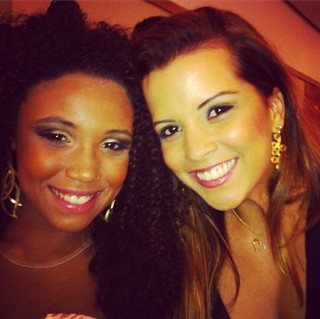 Renata Santos e Evelyn Bastos da Mangueira (Foto: Instagram / Reprodução)