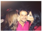Se deu bem! Ex-BBB Adrilles ganha beijo de Tamires em festa