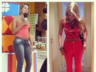 Mais magra, ex-BBB Adriana mostra corpo antes e depois de dieta