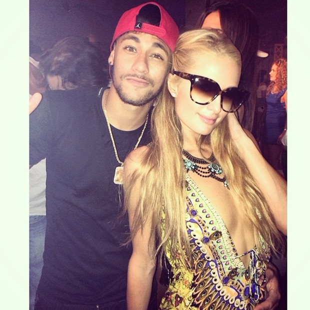 Neymar e Paris Hilton (Foto: Reprodução/Instagram)