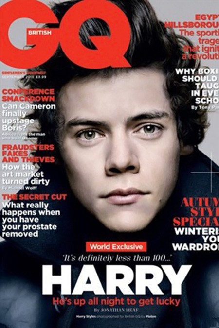 Harry Styles na GQ (Foto: Revista/Reprodução)