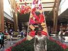 Lucy Alves aposta em visual com brilho no Grammy Latino, em Vegas