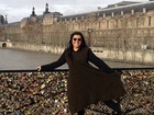 Regina Casé passa o Natal em Paris e estende as férias pela França