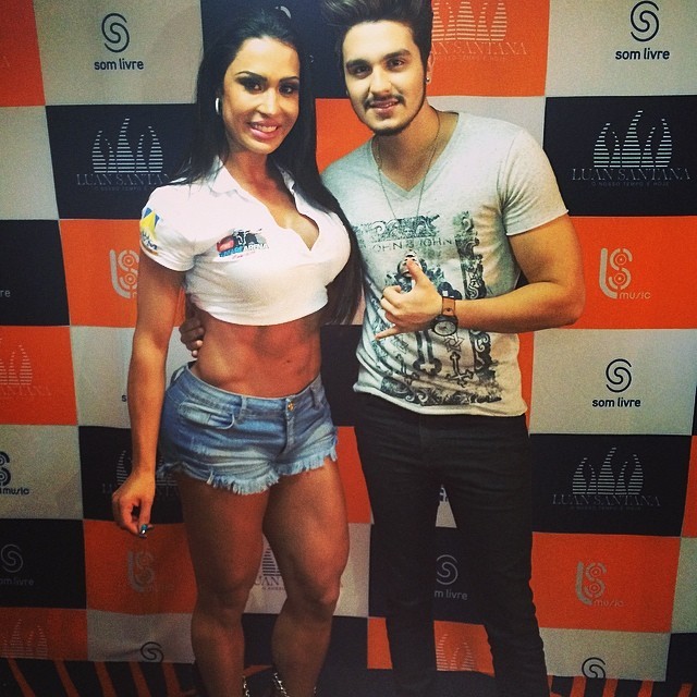 Gracyanne BArbosa e Luan Santana (Foto: Reprodução/Instagram)