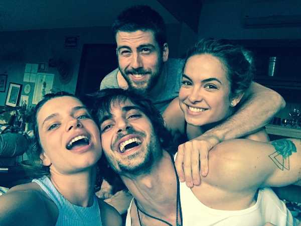 Bruna Linzmeyer, Pedro Nercessian, Fiuk e Lua Blanco (Foto: Reprodução/Instagram)