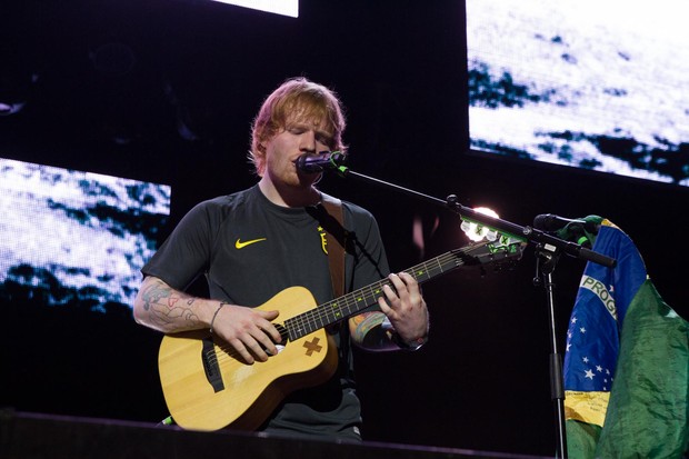 Ed Sheeran (Foto: Marcelo Brammer/AgNews)