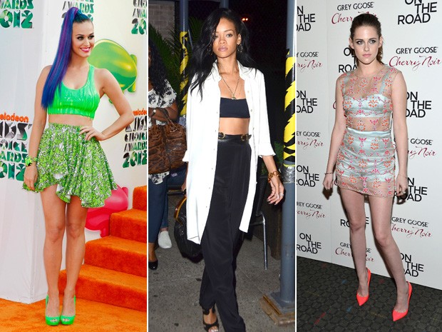 Katy Perry, Rihanna e Kristen Stewart (Foto: Reuters / Getty Images /Getty Images)
