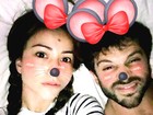 Sabrina Sato e Duda Nagle posam juntinhos para selfie na cama