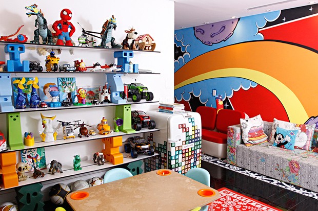 O quarto de brinquedos dos gêmeos Eike e Victor (Foto: Celso Tavares/EGO)