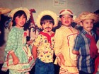 Kaká relembra a infância vestido de caipirinha em festa junina