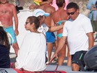 Ronaldo Fenômeno curte dia de sol com Paula Morais na Espanha