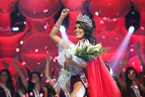 Fernanda Leme venceo concurso Miss São Paulo 2014 (Foto: Carol Gherardi/BAND)