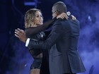 Beyoncé exibe corpão ao lado de Jay-Z no Grammy