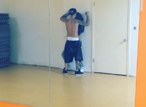 Justin Bieber e Selena Gomez dançam juntos (Foto: Instagram/ Reprodução)