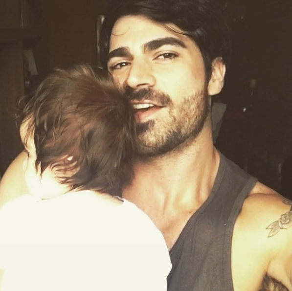 Rodrigão com o filho (Foto: Reprodução/ Instagram)