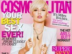 Miley Cyrus estampa capa de revista com decote generoso