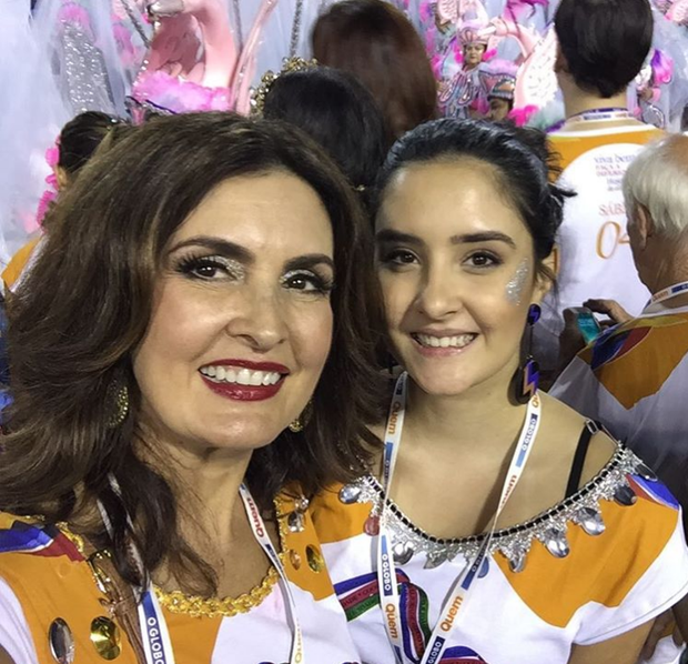 Fátima Bernardes e a filha (Foto: Reprodução / Instagram)