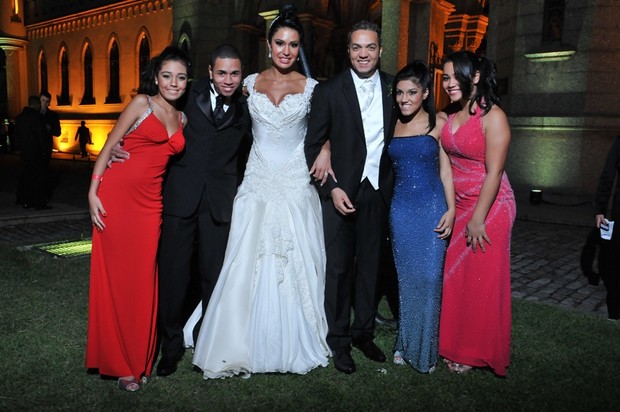 Casamento de Belo e Gracyanne (Foto: Edilson Dias / Foto Studio)