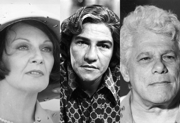 Yara Lins, Cláudio Calvalcanti e Dionísio Azevedo foram alguns dos atores de Pai Herói que já morreram (Foto: ACERVO – TVGLOBO)