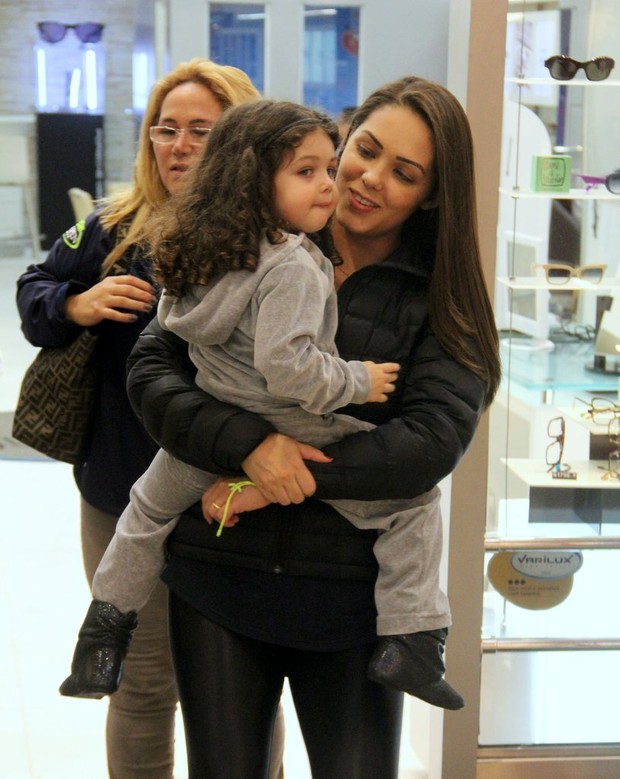 Tania Mara e filha Maysa (Foto: Marcus Pavão/AgNews)