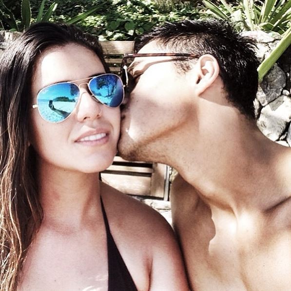 Micael Borges e a namorada (Foto: Instagram / Reprodução)