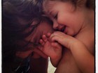 Fábio Assunção posa com a filha Ella Felipa e se declara: 'Te amo'